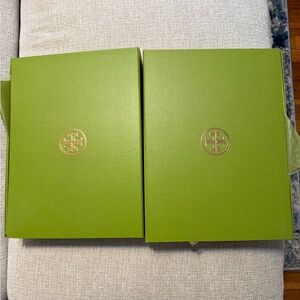 Beautiful Tory Burch Olive Green Gift Box- one remaining !